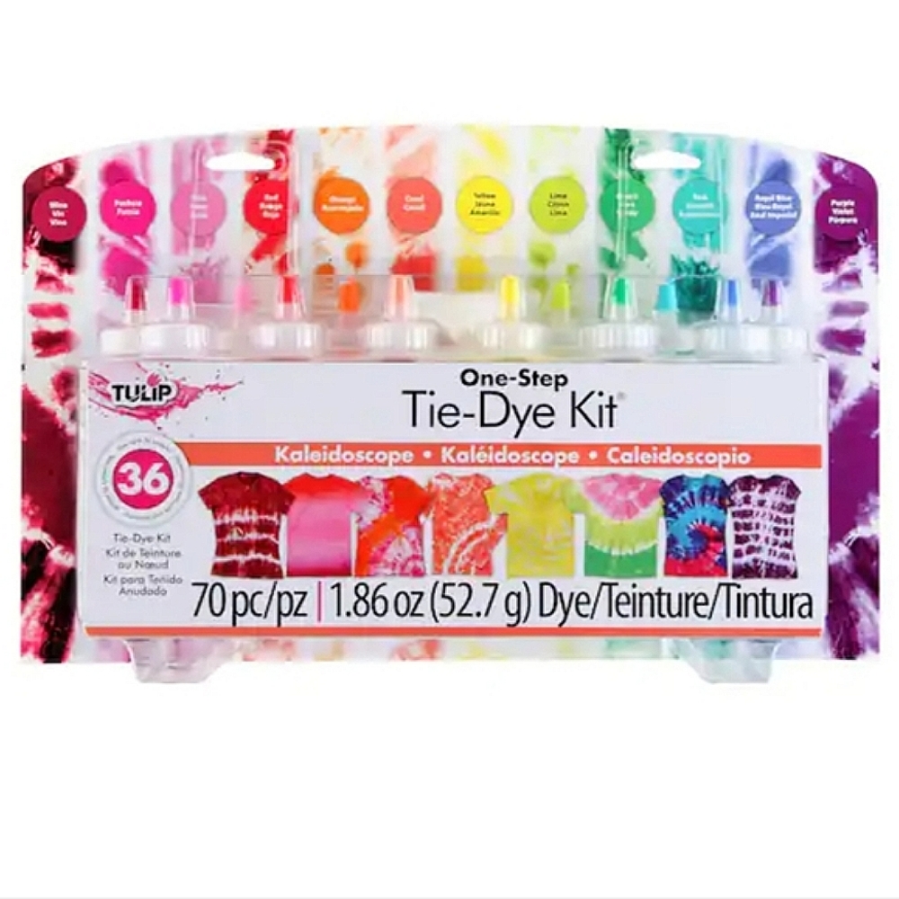 Tie Dye One Step Kit by Tulip 8 Colors 70 Pcs 36 Color Options